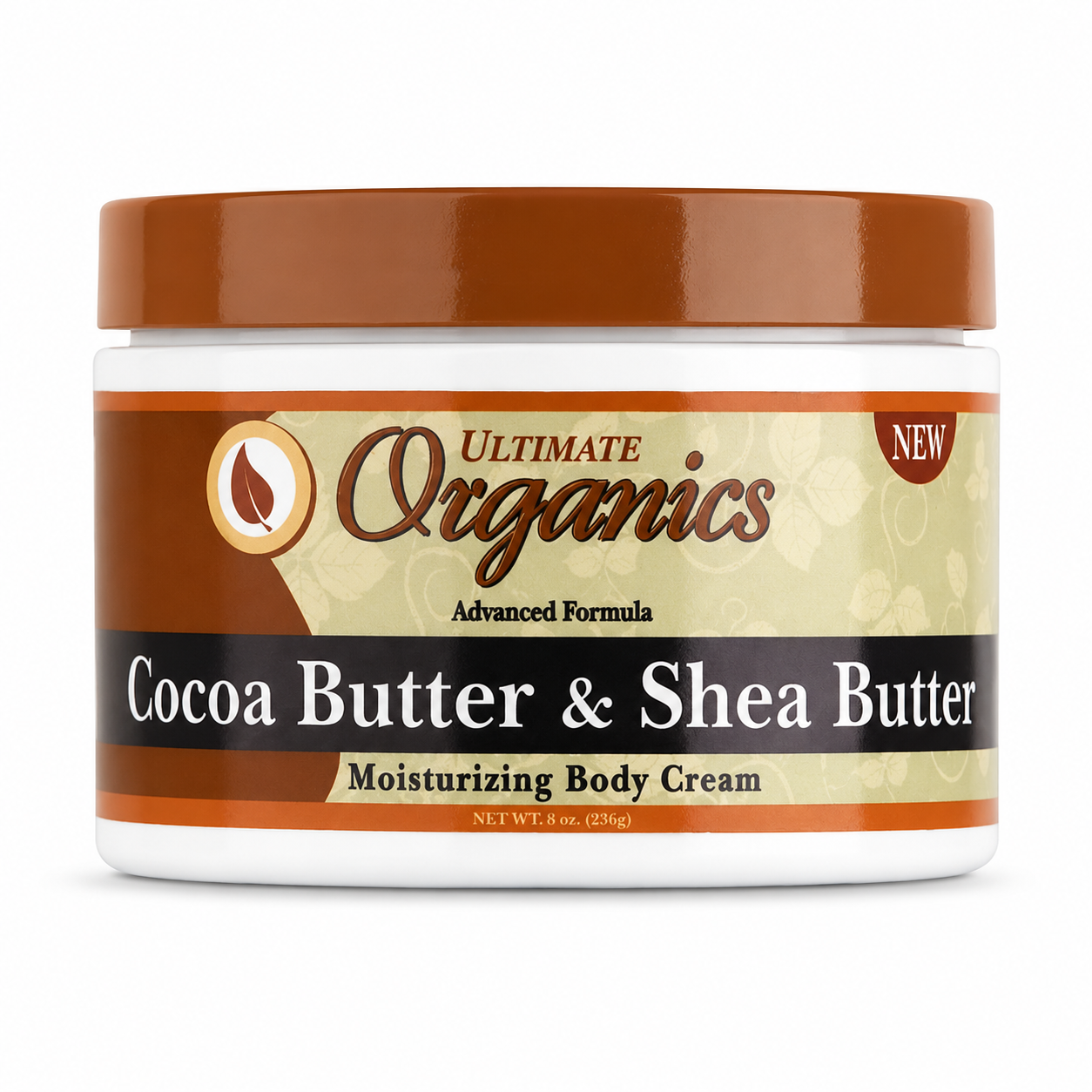 Africas Best Ultimate Organics Cocoa Butter & Shea Butter Moisturizing Body Cream 216 Gr