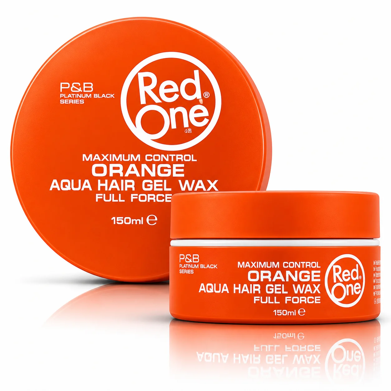 Red One Aqua Hair Gel Wax Orange 150 ml