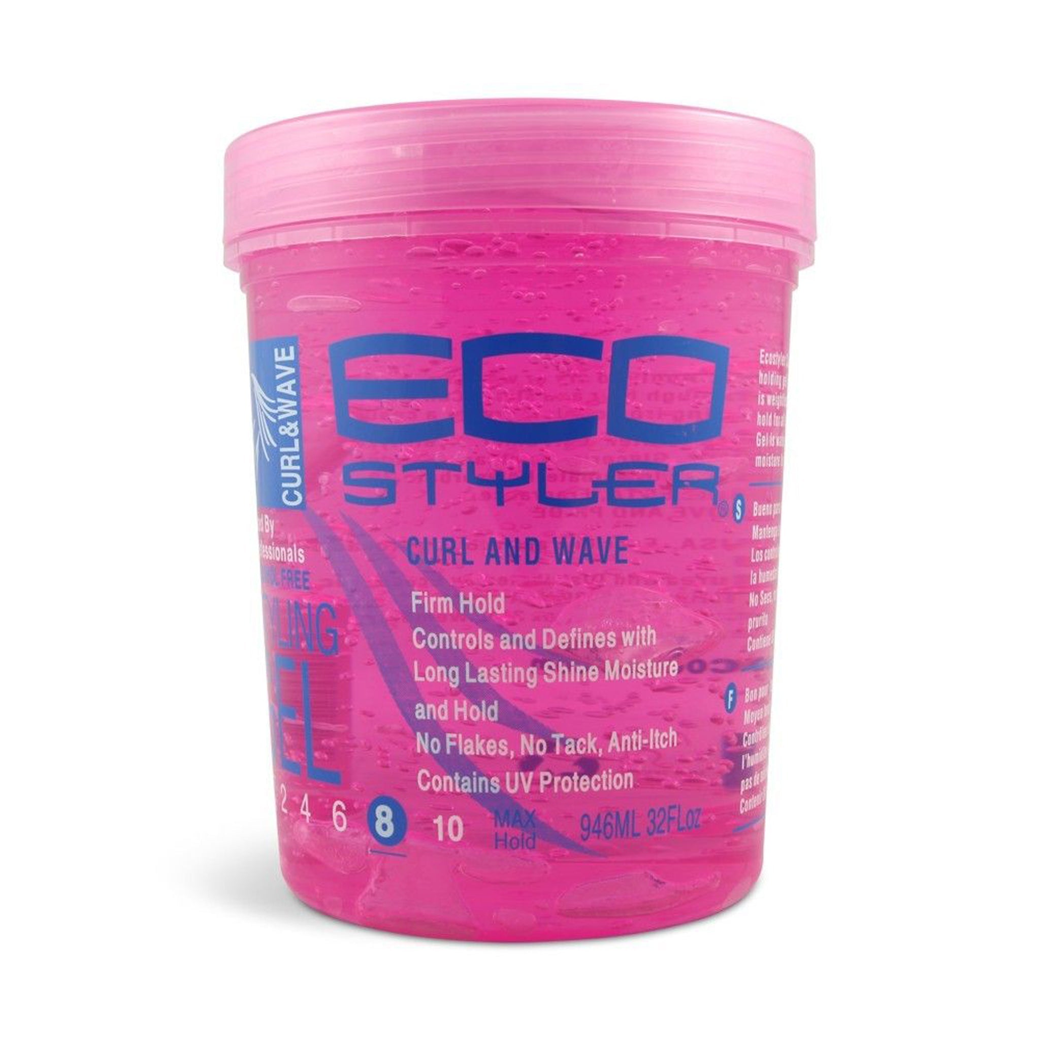 Eco Curl & Wave Gel Pink 32 oz