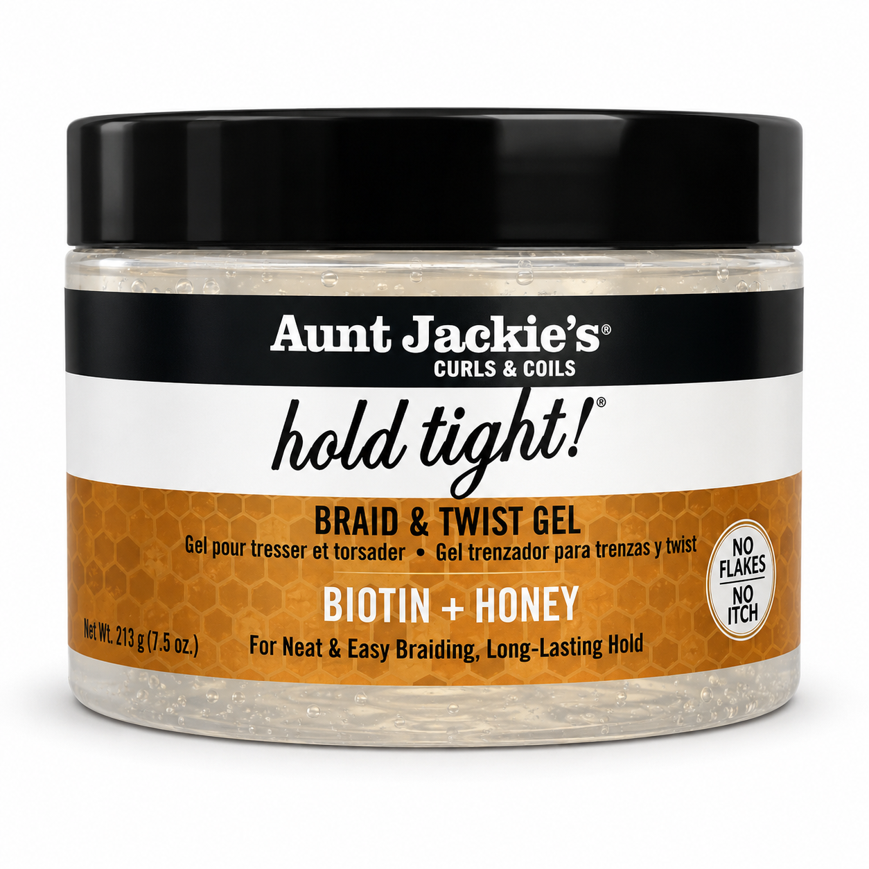 Aunt Jackie's Biotin + Honey Hold Tight! Braid & Twist Gel 213 g