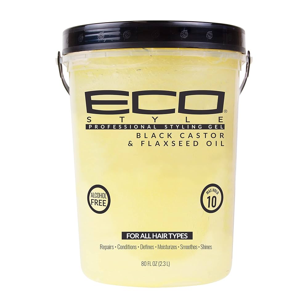 Eco Styler Black & Castor & Flaxseed Oil 80 oz