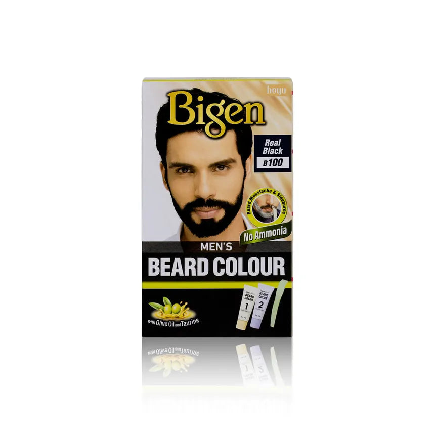 Bigen Men's Beard  Color Real Black B100
