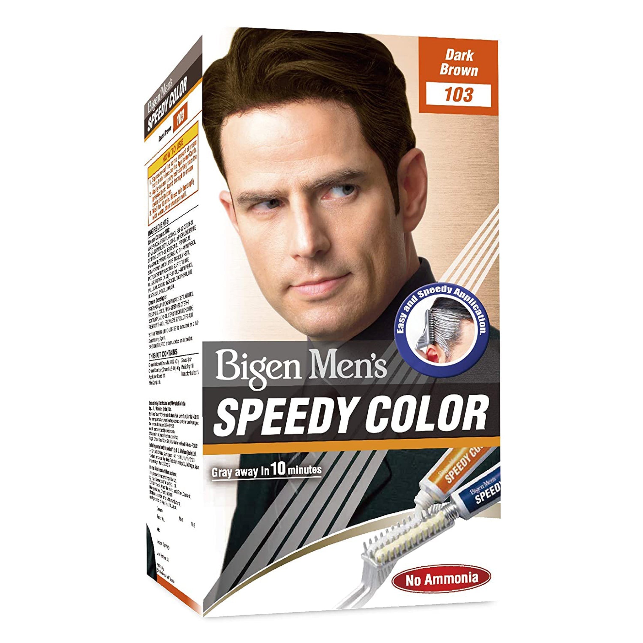 Bigen Mens Speedy Col. Dark Brown#103