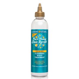 Creme of Nature Pure Honey Scalp Refresh Cooling Mint Cleansing Scalp Treatment 8 oz