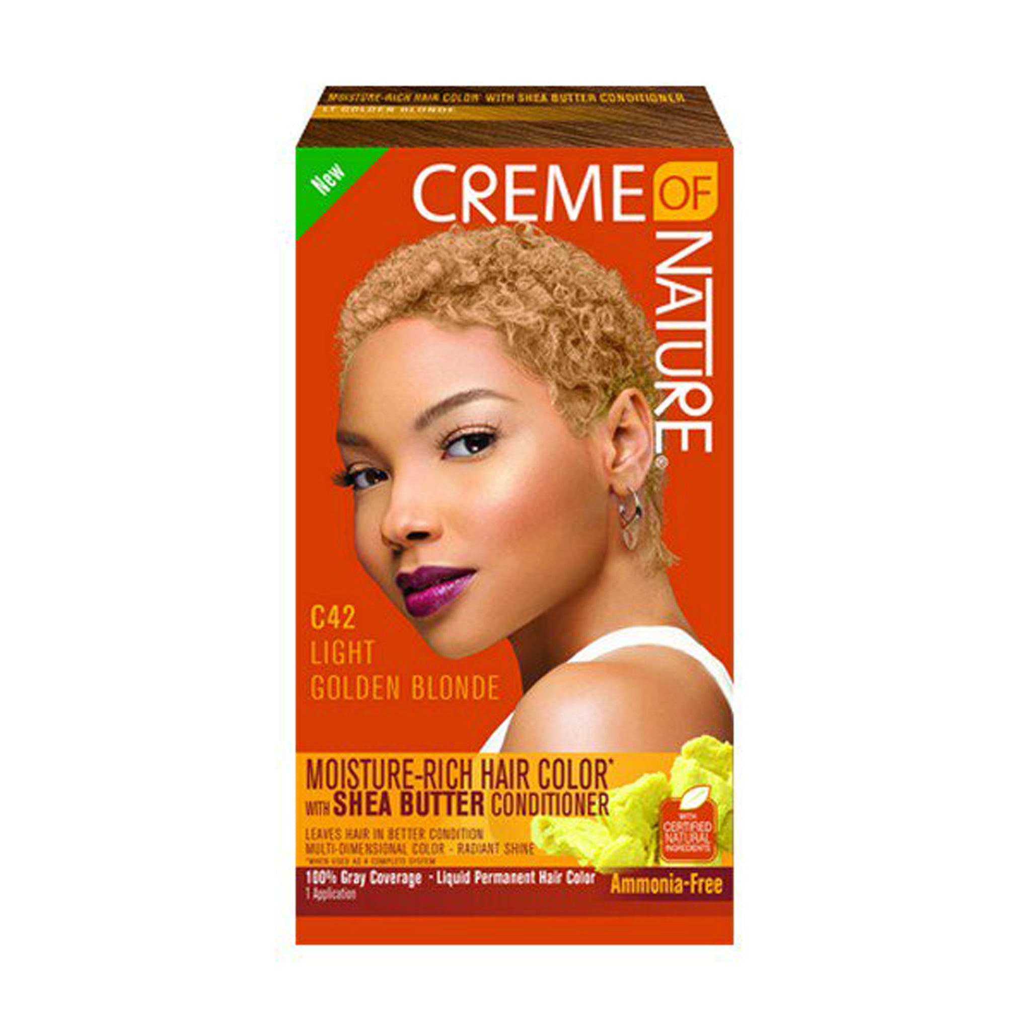 Creme Of Nature Shea Butter Colour #C42 Lt. Golden Blonde