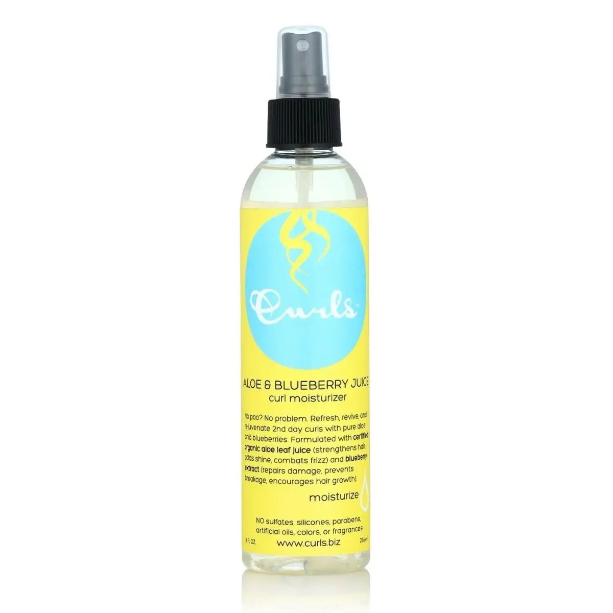 Curls Blueberry Bliss Aloe & Blueberry Juice Moisturizer – Hydraterende Leave-In Spray