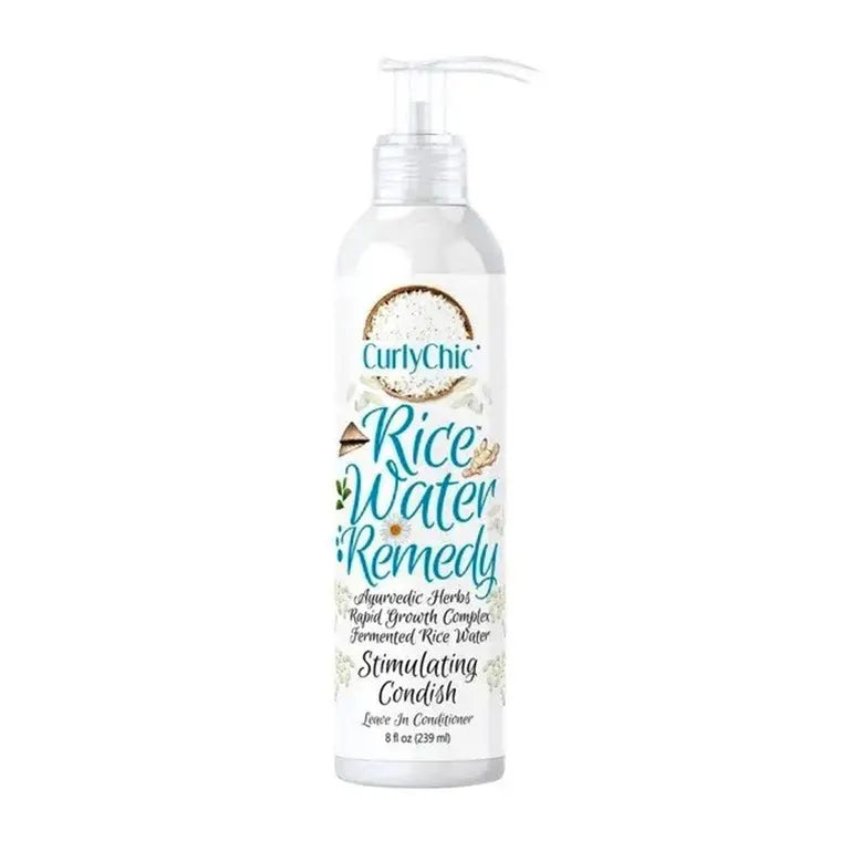 Curly Chic Rice Water Remedy Stimulating Condish Leave – in Conditioner 8 oz