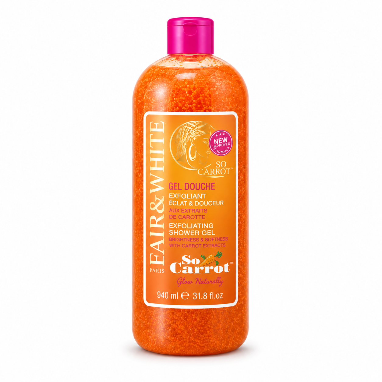 Fair & White So Carrot Exfoliating Shower Gel 940 ml