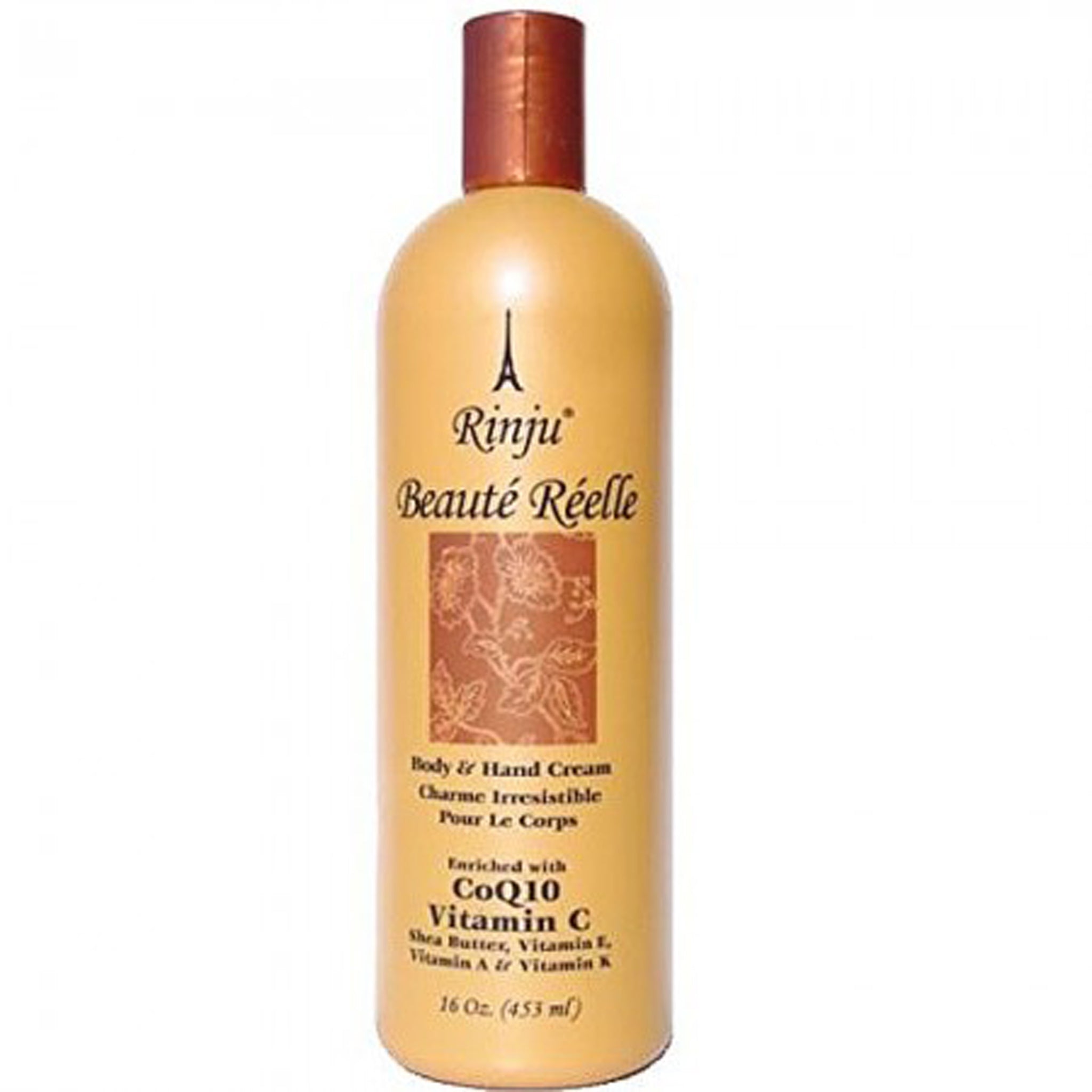 Rinju Shea Butter Body & Hand Lotion Brown 16 Oz.