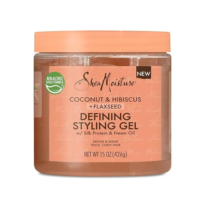 Shea Moisute Coconut & Hibiscus + Flaxseed Defining Styling Gel 15oz