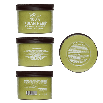 Raw 100% Indian Hemp Hair & Sclap Treatment 14 oz