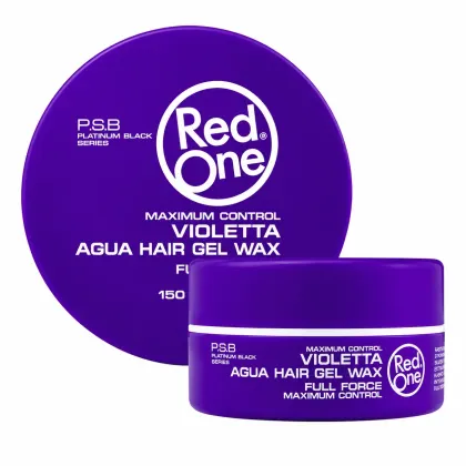 Red One Aqua Hair Gel Wax Violetta 150 ml