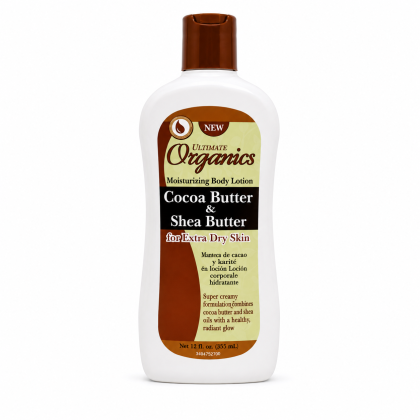 Africas Best Ultimate Organics Cocoa Butter & Shea Butter Body Lotion 355 ml