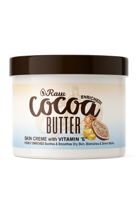 Raw Cocoa Butter with Vitamin E 14 oz