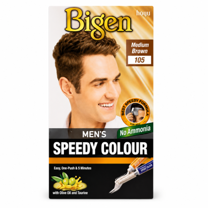 Bigen Men's Speedy Colour 105 Medium Brown