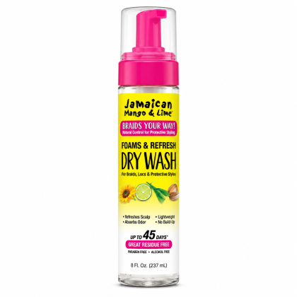 Jamaican Mango & Lime Braiding Foams & Refresh Dry Wash 237 ml