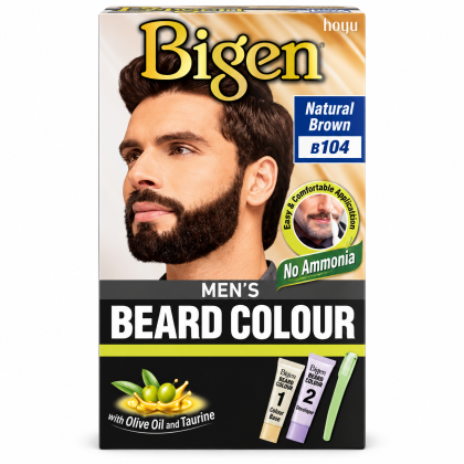 Bigen Men's Beard Colour B104 Natural Brown