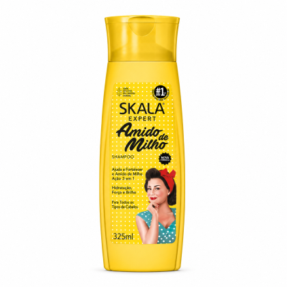 Skala Brasil Amido de Milho Shampoo 325 ml