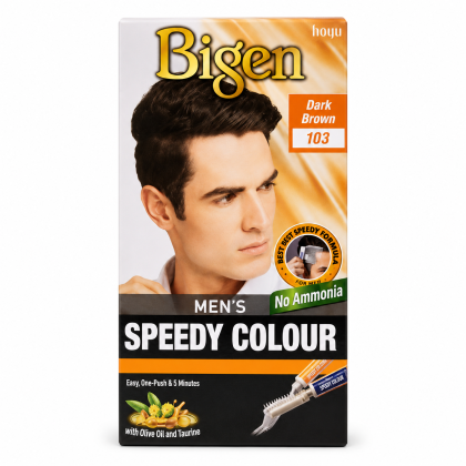 Bigen Men's Speedy Colour 103 Dark Brown