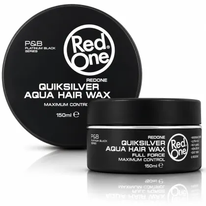Red One Aqua Hair Gel Wax Quicksilver 150 ml
