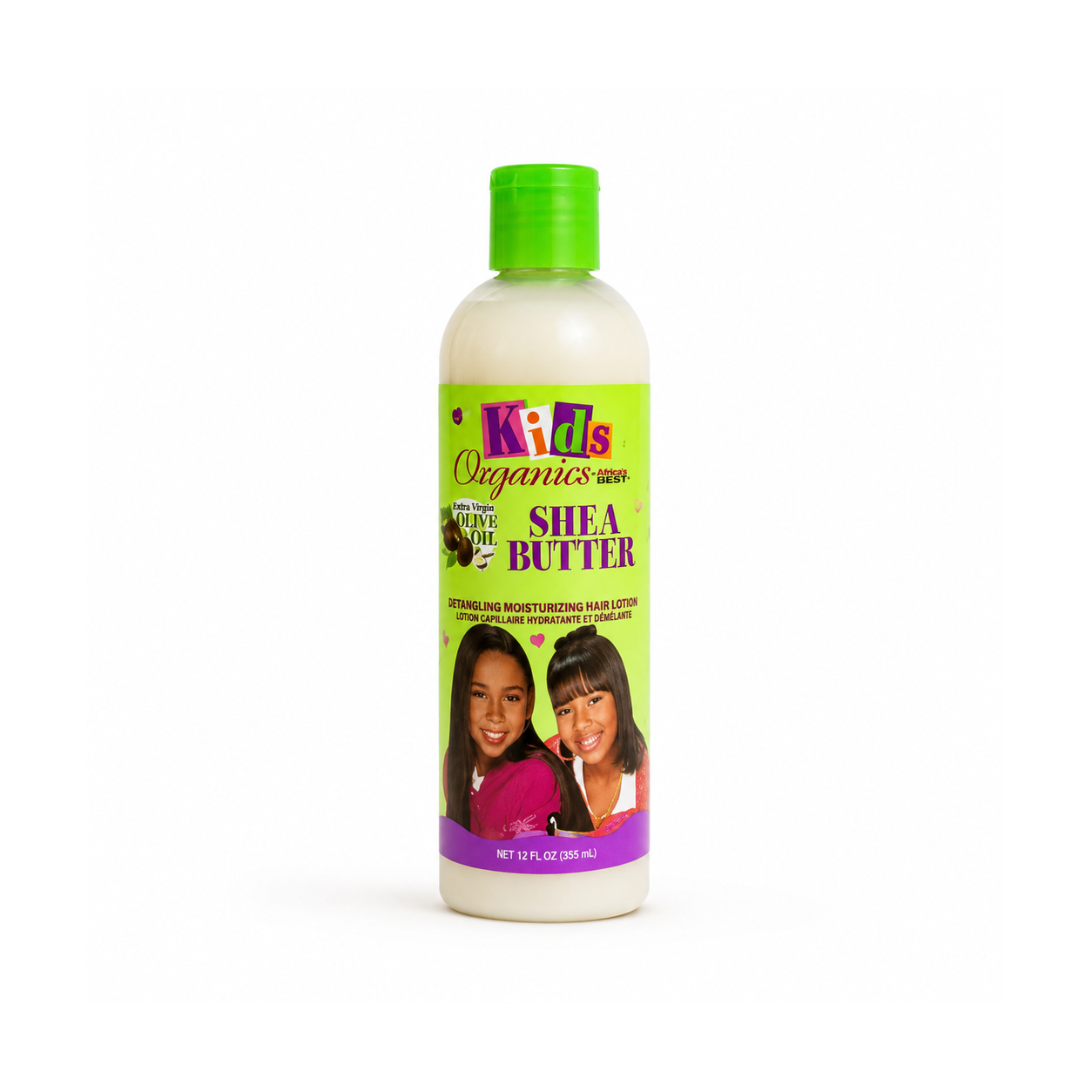 Africa's Best – Kids Organics Shea Butter Detangling Moisturizing Hair Lotion 12 oz