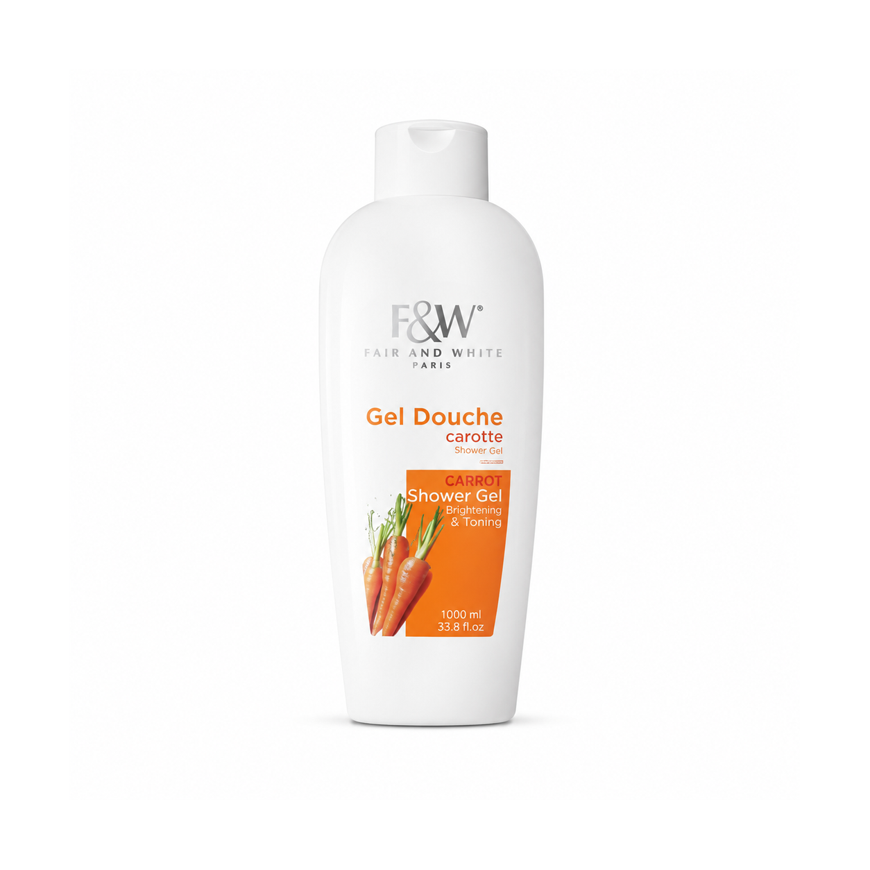 Fair & White Carrot Shower Gel 1000 ml